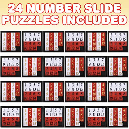 Slide Puzzles for Kids (24 Count)