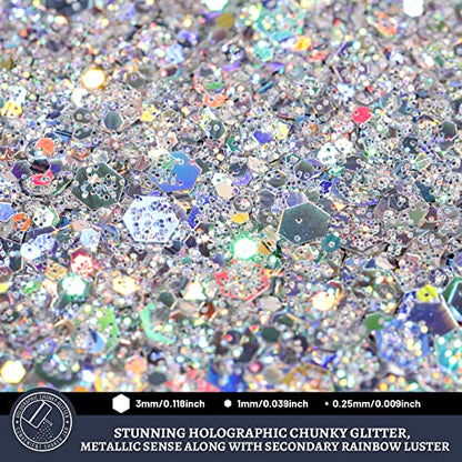 Silver Glitter (5.64 Ounce)