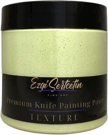 Premium Palette Knife Painting Paste|Texture Paste|Authentic Bright Colors|Ready to Use|Easy to Apply| 6oz (Fresh Mint)