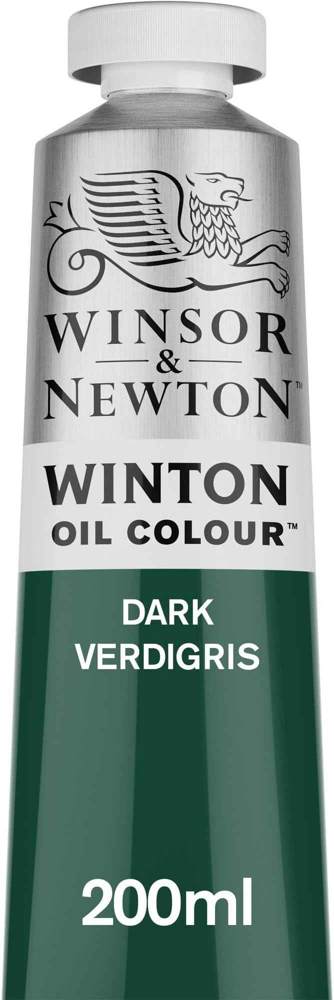 Winsor & Newton Winton Oil Color, 200ml (6.75-oz) Tube, Dark Verdigris