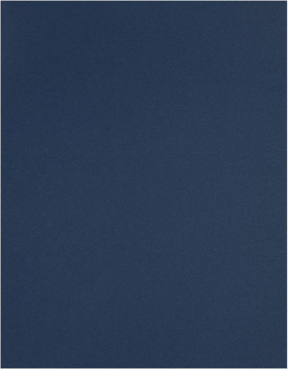 PA Paper Accents Stash Builder Cardstock 8.5" x 11" Empress Blue, 65lb Colored cardstock Paper for Card Making, Scrapbooking, Printing, Quilling and Crafts, 25 Piece Pack