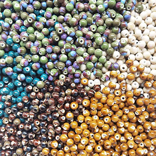 180 Pieces Porcelain Beads Chinese NOT (180 Count)