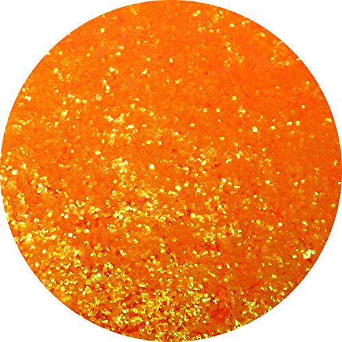Craft Glitter Shaker Fluorescent Orange 130g Extra Chunky (3.8 Ounce)