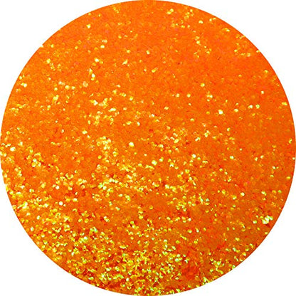 Craft Glitter Shaker Fluorescent Orange 130g Extra Chunky (3.8 Ounce)