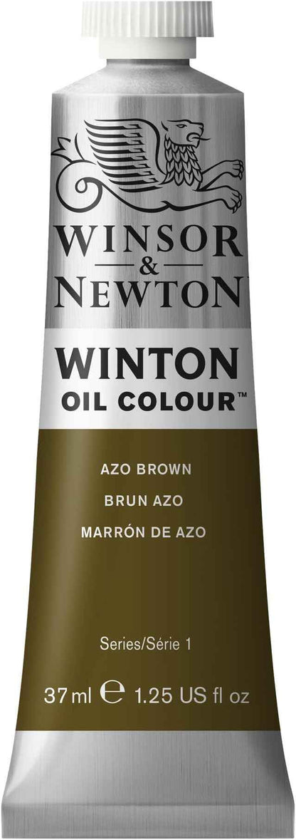 Winsor & Newton Winton Oil Color, 37ml (1.25-oz) Tube, Azo Brown