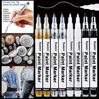 White Paint Pen (8 Count)