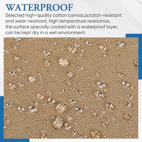 Canvas Repair Patch 5.5 x 8 Inches 6Pcs Self (6 Count)
