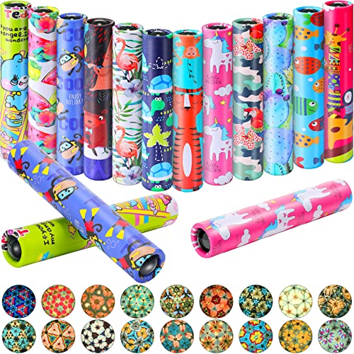 15 Pcs Classic Kaleidoscopes Kids Birthday Party Favor Old Fashioned Vintage Educational Toys Stocking Stuffers Goodie Bag Fillers for Classroom School Return Gifts Carnival Prizes (15 Count)