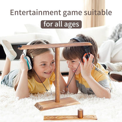 Ring toss Game, Large Base Hook and Ring Game, Hook and Ring Throwing Game for Adults Kids, Family-Friendly Indoor Holiday Fun or Outdoor Patio Games