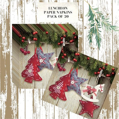 20 ct 13x13 Christmas Paper Decoupage Napkins (20 Count)