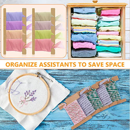 300 Pcs Ribbon Organizer Cardboard Ribbon Bobbin (300 Count)
