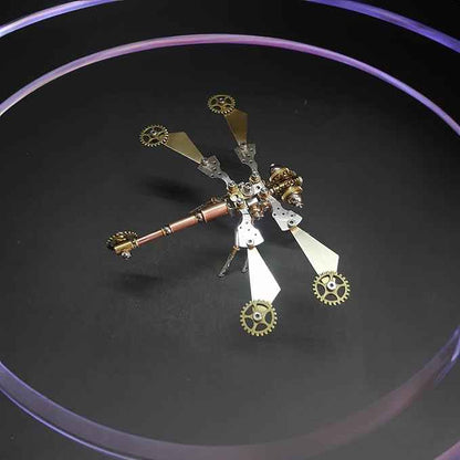 Mechanical DIY Kits Puzzle Dragonfly Model Handmade Personalized Gifts Adult Craft Kits,Metal Building Hobby Kits DIY Projects Arts and Crafts, Cool Ideas for Birthday(Gear Dragonfly)