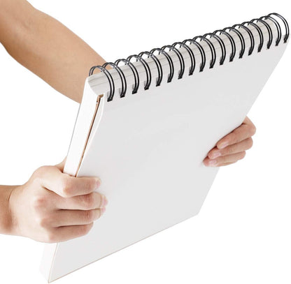 Bachmore Sketchpad 9X12 Inch (68lb/100g), 100 Sheets of TOP Spiral Bound Sketch Book for Artist Pro & Amateurs | Marker Art, Colored Pencil, Charcoal for Sketching - Crafty Corner