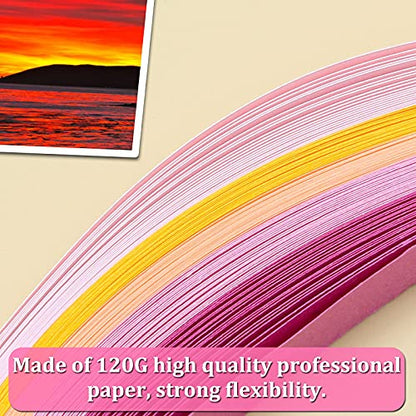 Multi Color Quilling Paper Strips Kits (900 Count)