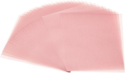 PATIKIL 30 Sheets Vellum Paper 4.25x5.5, Vellum Paper Printable Translucent Paper 100GSM Colored for Invitations Laser Inkjet Printing Card Making Crafting Wedding Tracing, Pink