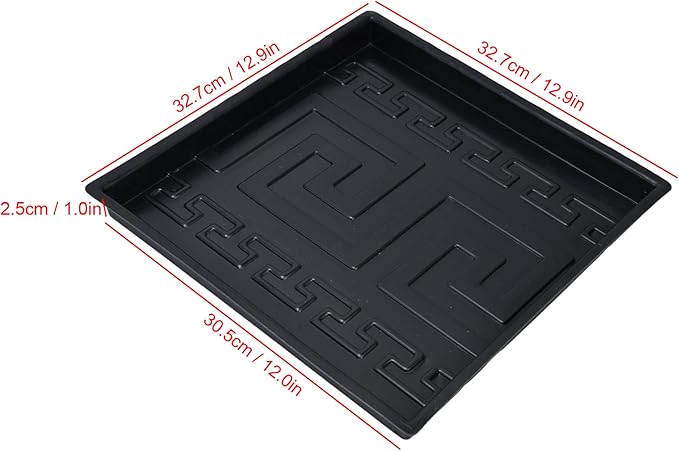 Concrete for Stepping Stones, Reusable Plastic Concrete Forms, Durable ABS Garden Path Mold with Decorative Pattern, DIY Home and Patio Decoration Kit