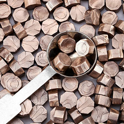 360 Pcs Champagne Gold Sealing Wax Beads for Wax Seal Stamp