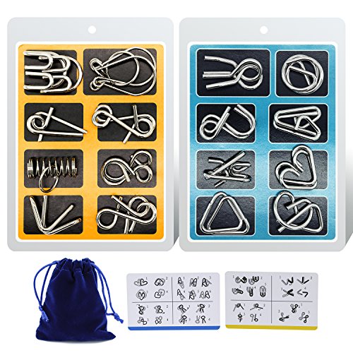 Metal Wire Puzzle 16 (16 Count)