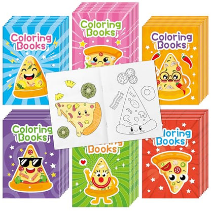 Pizza Coloring Book (24 Count)