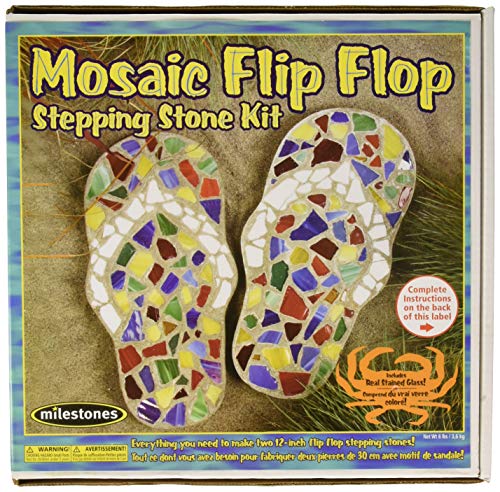 Mosaic Flip Flop Stepping Stone Kit