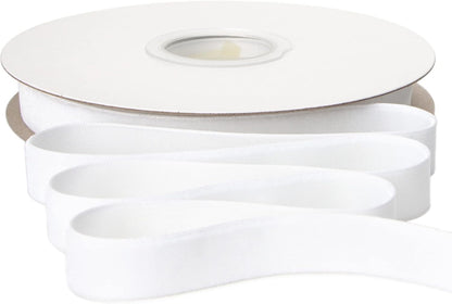 Ribbli Polyester White Velvet Ribbon,5/8 Inches Continuous10-Yard Spool,Christmas Ribbon for Gift Wrapping,Floral Bouquets, Home Decor - Crafty Corner