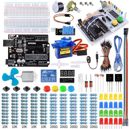 Smarza Beginner Starter Kit for Arduino with Control Board & Breadboard