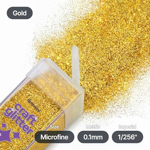 Craft Glitter Shaker Gold 110g Microfine (3.8 Ounce)