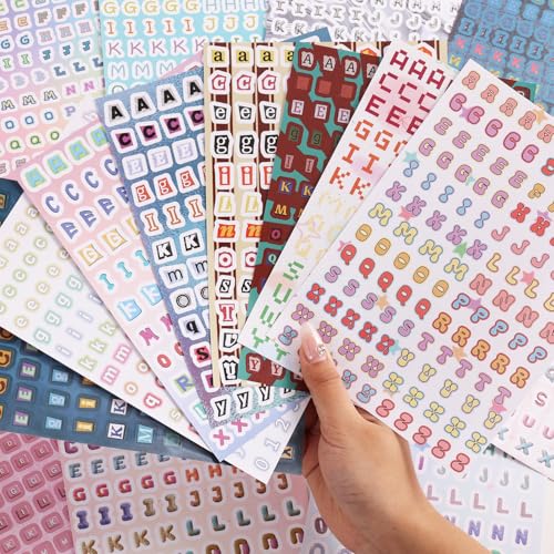 2000+ Pcs Alphabet Sticker for Journaling