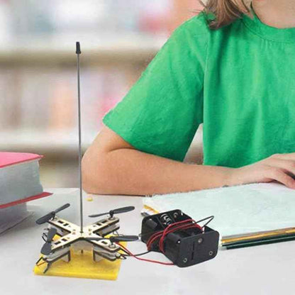 DIY Wooden Drone Toy Set Educational Experiment Kit Stem Projects Toy for