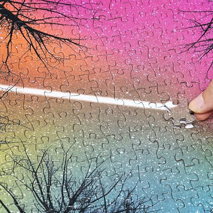 Hard Impossible Challenging The Enchanted Forest 1000 Pieces Large Format Jigsaw Puzzle for 13+