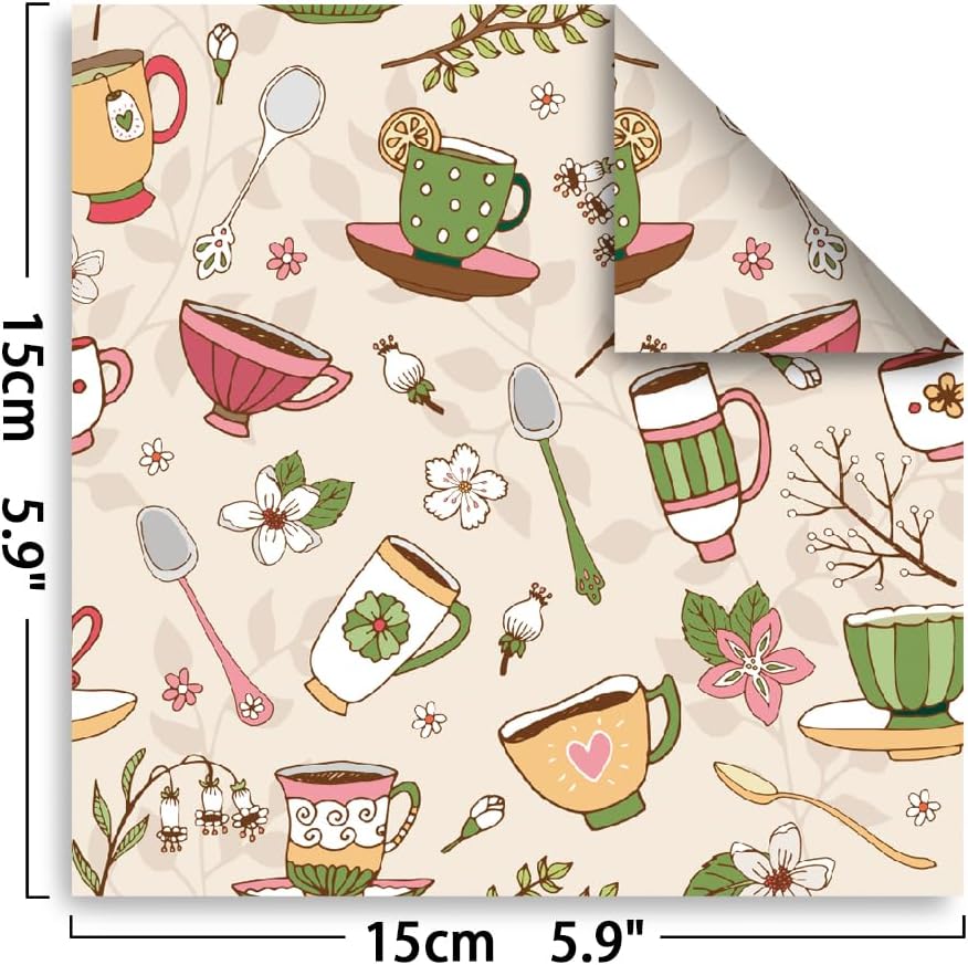 Origami Paper Kit Dobule Sided 100 Sheets 100 Colors 6 Inch Japanese Chiyo Square Easy Fold Arts Crafts DIY Handwork Origami Papers Beginner Coffee Newspapers - Crafty Corner