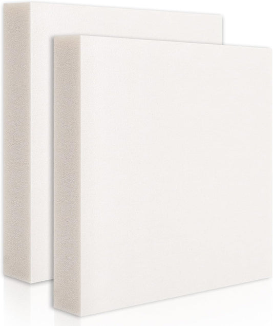 Gvereld High Density XPS Foam Board, 2 Pack 11.7x11.7X 2in Polystyrene Craft Foam Sheets, Rigid and Easy to Shape,DIY Modeling Art Projects, Party Decoration, Cosplay Prop Production, Heat Insulation - Crafty Corner