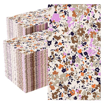 Floral Napkins for Decoupage 100 Pcs 3 Ply Floral Paper Napkins (100 Count)