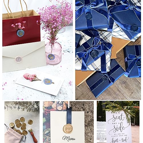 52pcs Dusty Blue Sealing Wax Sticks