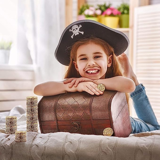 Large Metal Pirate Coins