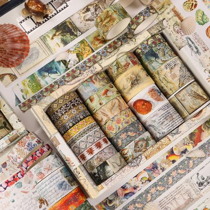 Vintage Washi Tape Set (24 Count)