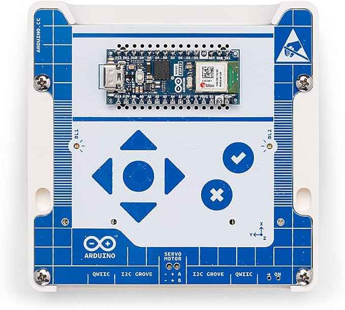 Arduino Alvik [AKX00066] - Programmable Robot - Powered by Nano ESP32, Compatible with MicroPython | Line Following, Multi-Sensors, and Lego Technic Integration