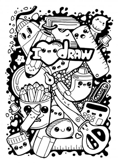 6pcs Black Alcohol Markers Set (6 Count)
