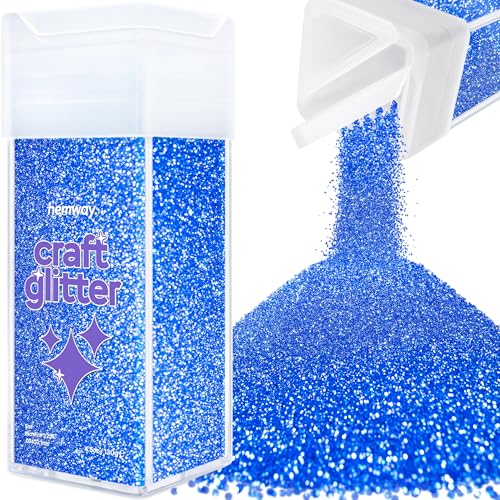 Craft Glitter Shaker Sapphire Blue 130g Microfine (3.8 Ounce)