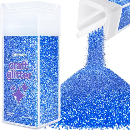 Craft Glitter Shaker Sapphire Blue 130g Microfine (3.8 Ounce)