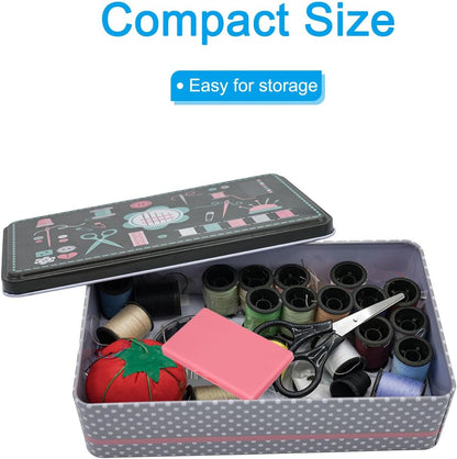 PATIKIL Magnetic Needle Storage Case, Plastic Portable Sewing Pin Keeper Needle Organizer Box Container for Embroidery Knitting Stitching, Pink