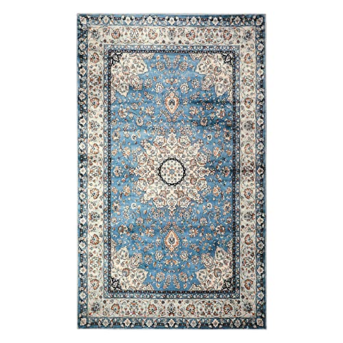Felice Oriental Floral Medallion Area Rug (15 Sq Ft)