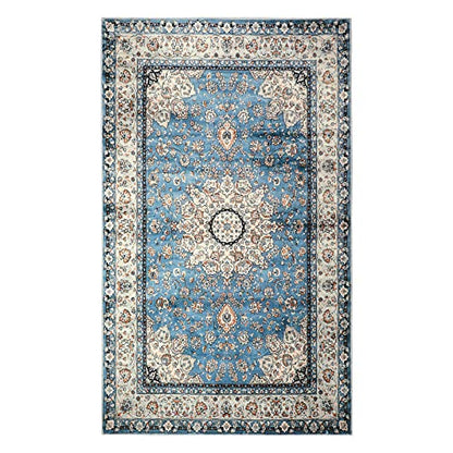 Felice Oriental Floral Medallion Area Rug (15 Sq Ft)