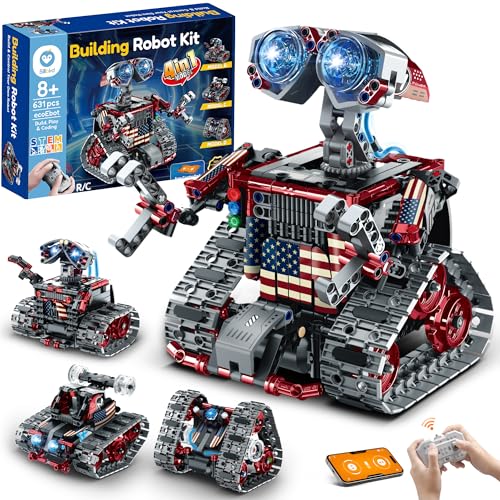 Robot Building Kit STEM Gifts for Boys 8