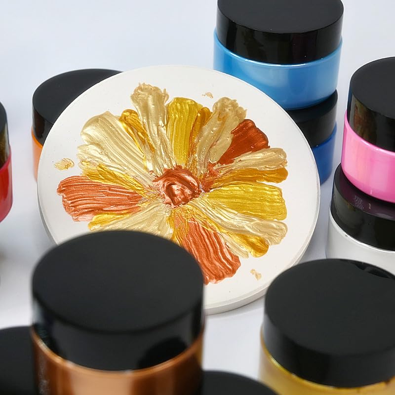 Shimmer Metallic Acrylic Paint Chalk Paste 1.7oz