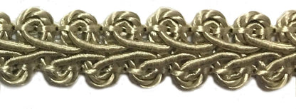 BEL AVENIR Braid Trim 1/2 inch 13.6 Yards French Gimp Basic Sewing Polyester DIY Crafts Costume Home Decorative (Taupe) - Crafty Corner
