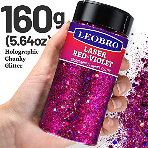 Red Glitter 160G (5.64 Ounce)