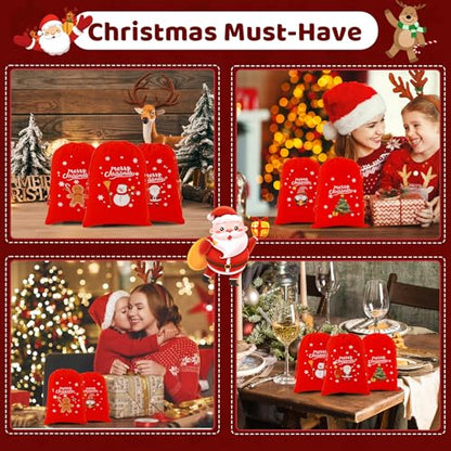 Christmas Gift Bags with Drawstring (15.5029 Ounce)