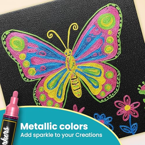 40 Dual Tip Liquid Chalk Markers for Blackboard