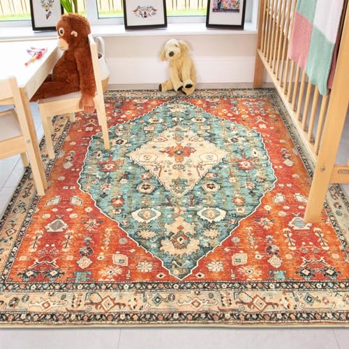 Felice Boho Tribal Square 6x6 Area Rug
